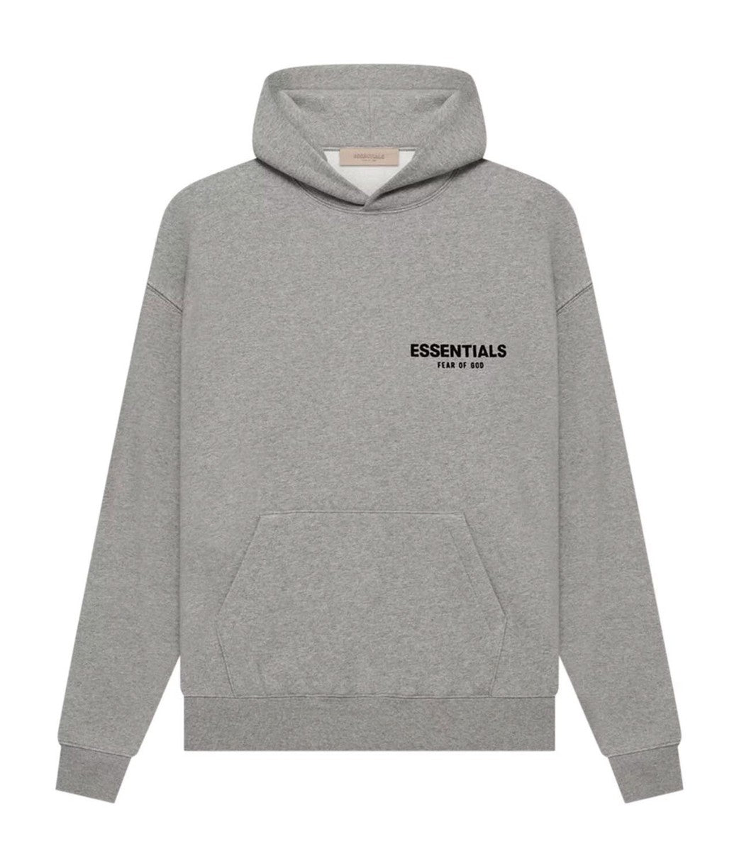 Essentials Dark Oatmeal Hoodie