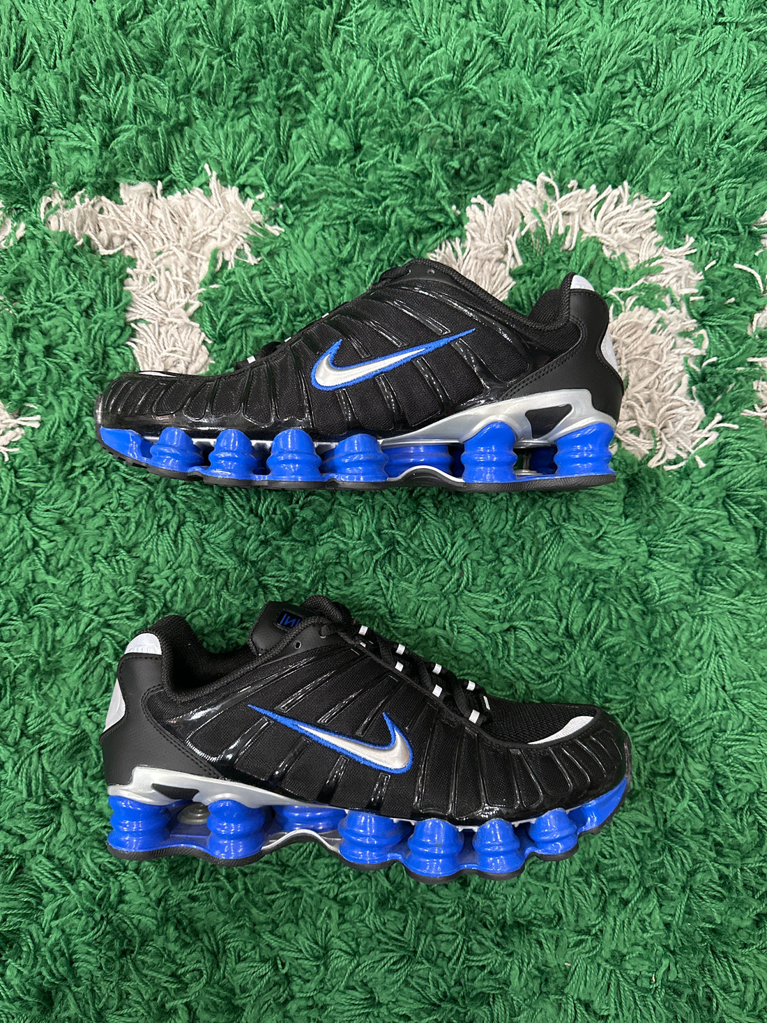 Nike Shox TL Black Racer Blue Metallic Silver (VNDS)