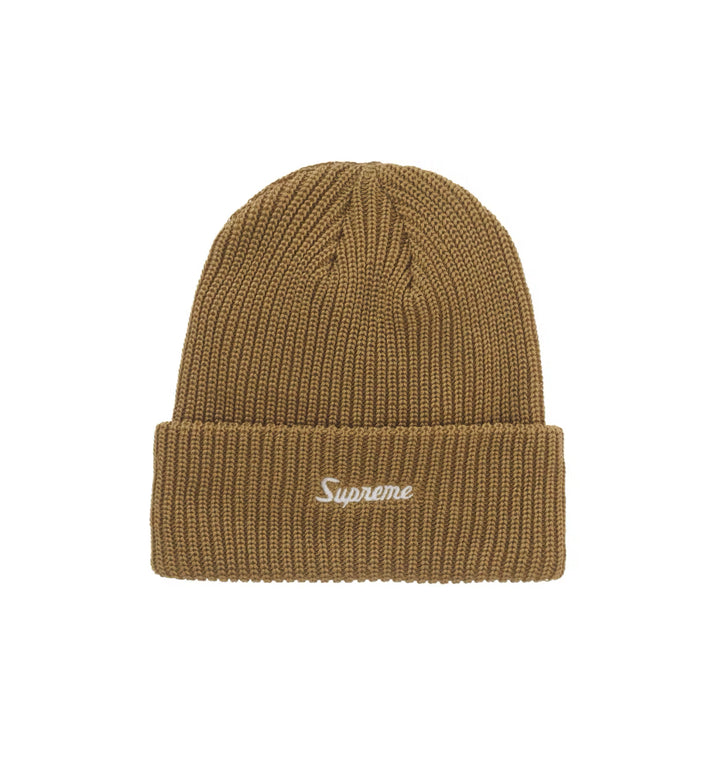 Supreme Loose Gauge Beanie Mustard