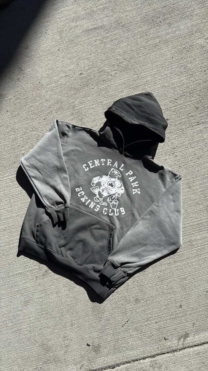AST Central Park Boxing Club Capsule Charcoal Wash Hoodie