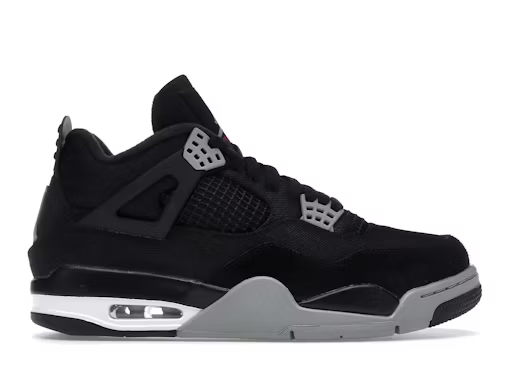Jordan 4 Black Canvas (VNDS)