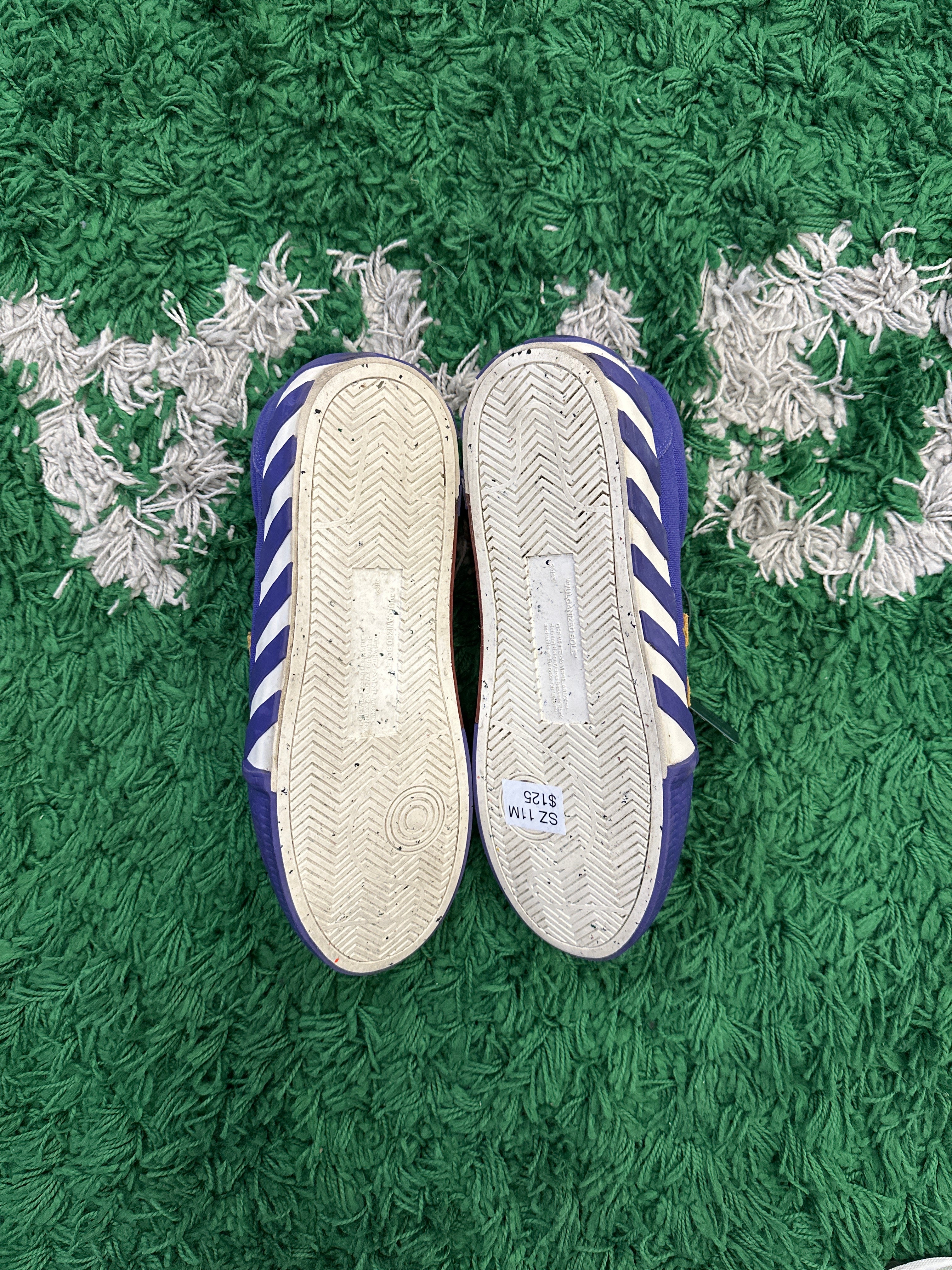 Off-white vulcanized skate low