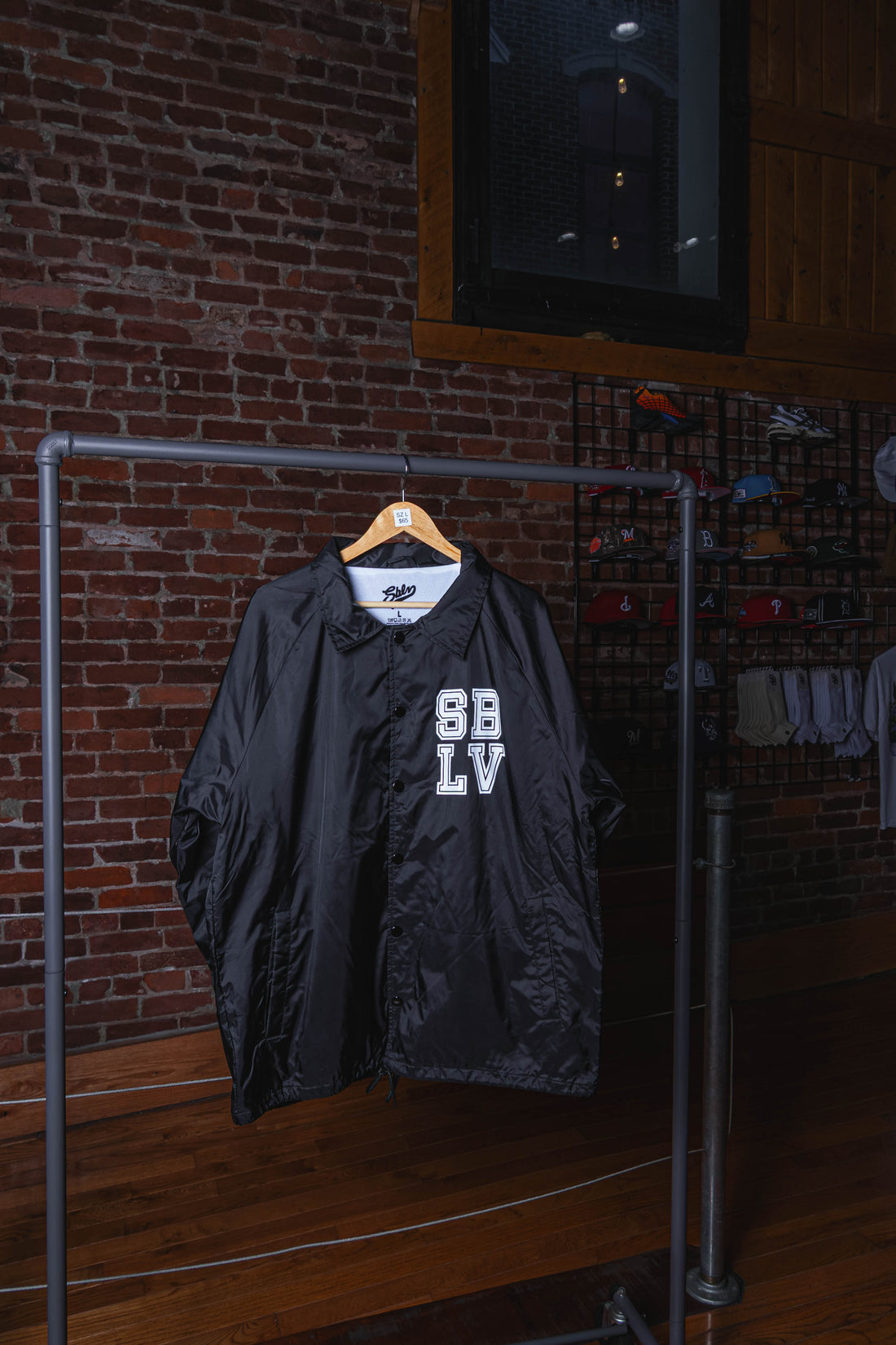 SBLV Collegiate Collection Coach’s Jacket Black