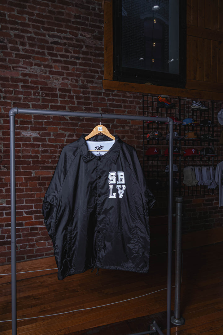 SBLV Collegiate Collection Coach’s Jacket Black