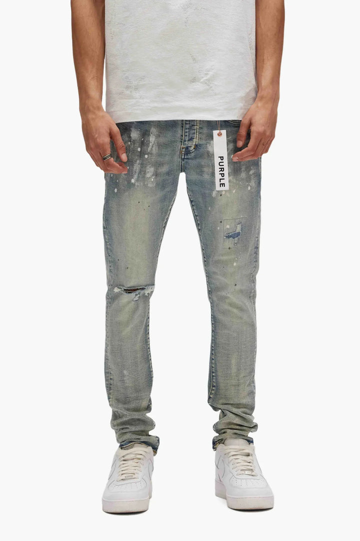 Purple Brand Indigo Paint Pants