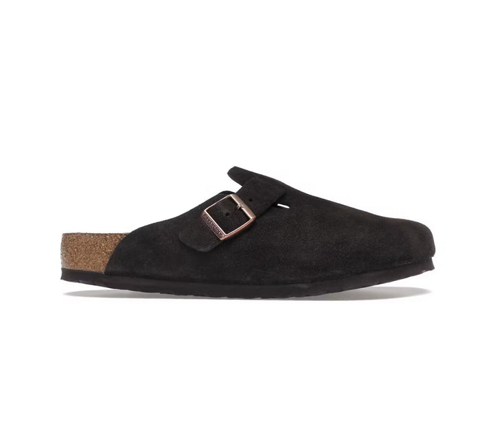 Birkenstock Boston Suede Mocha Brown