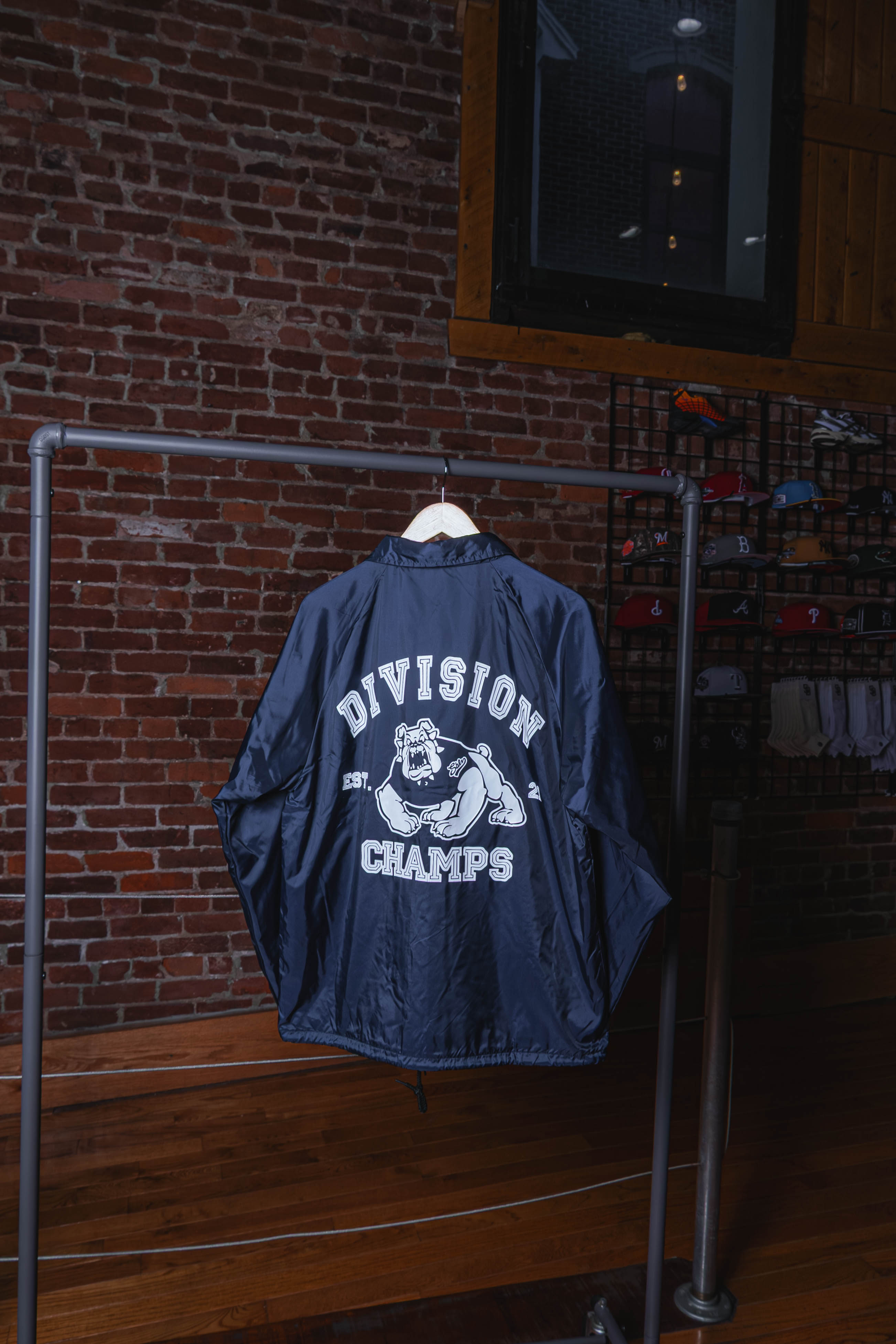 SBLV Collegiate Collection Coach’s Jacket Navy Blue