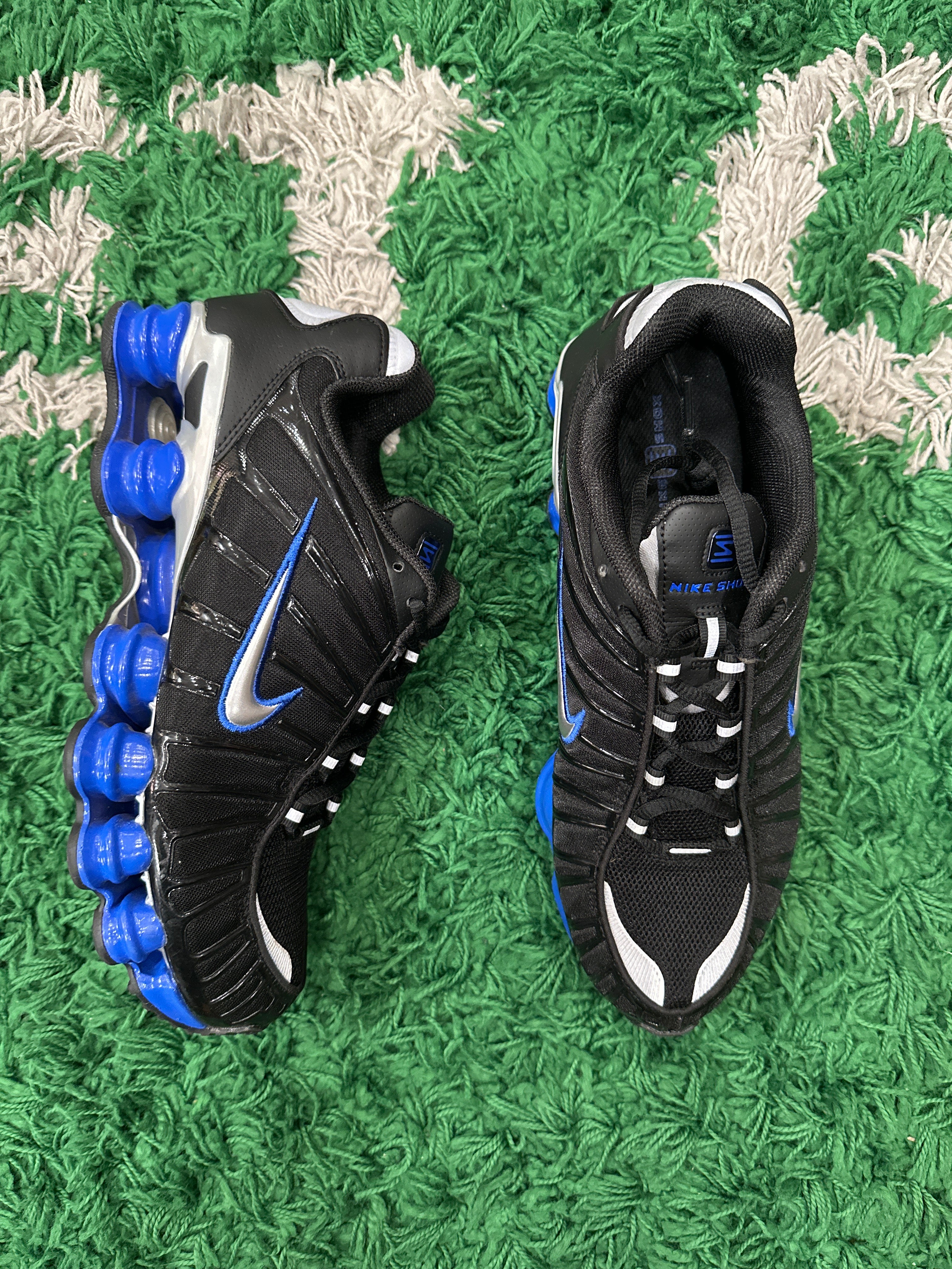 Nike Shox TL Black Racer Blue Metallic Silver (VNDS)