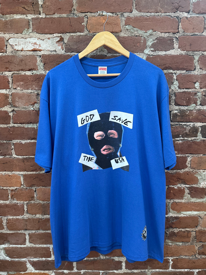 Supreme God Save Us Tee