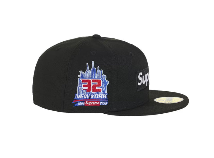Supreme Shop Box Logo New Era 59Fifty Fitted Hat Black (7 1/4)