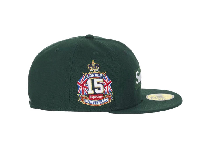 Supreme Shop Box Logo New Era 59Fifty Fitted Hat Dark Green (7 3/8)