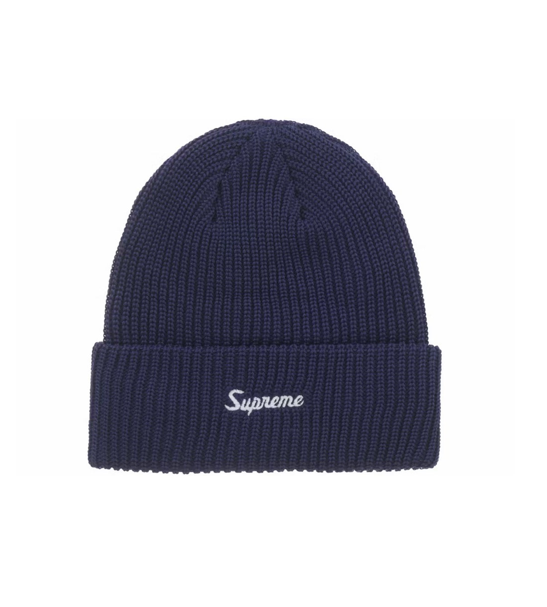 Supreme Loose Gauge Beanie Navy