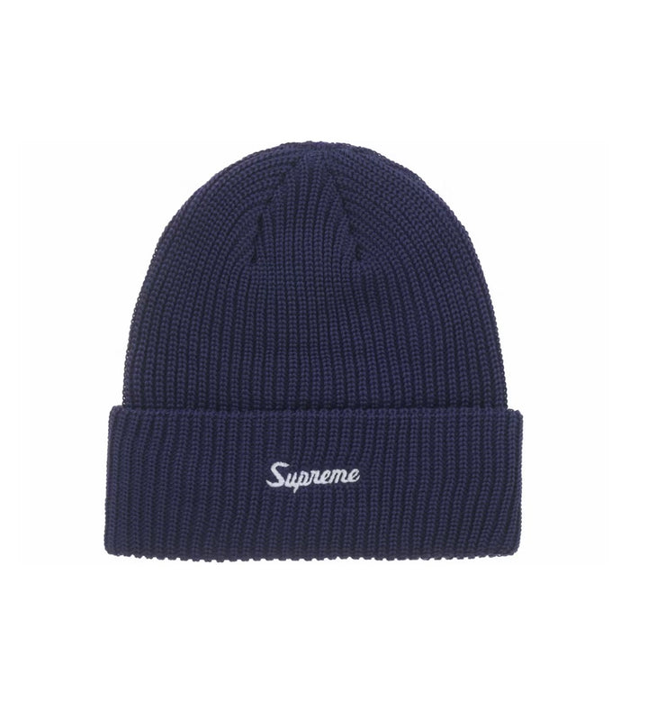 Supreme Loose Gauge Beanie Navy