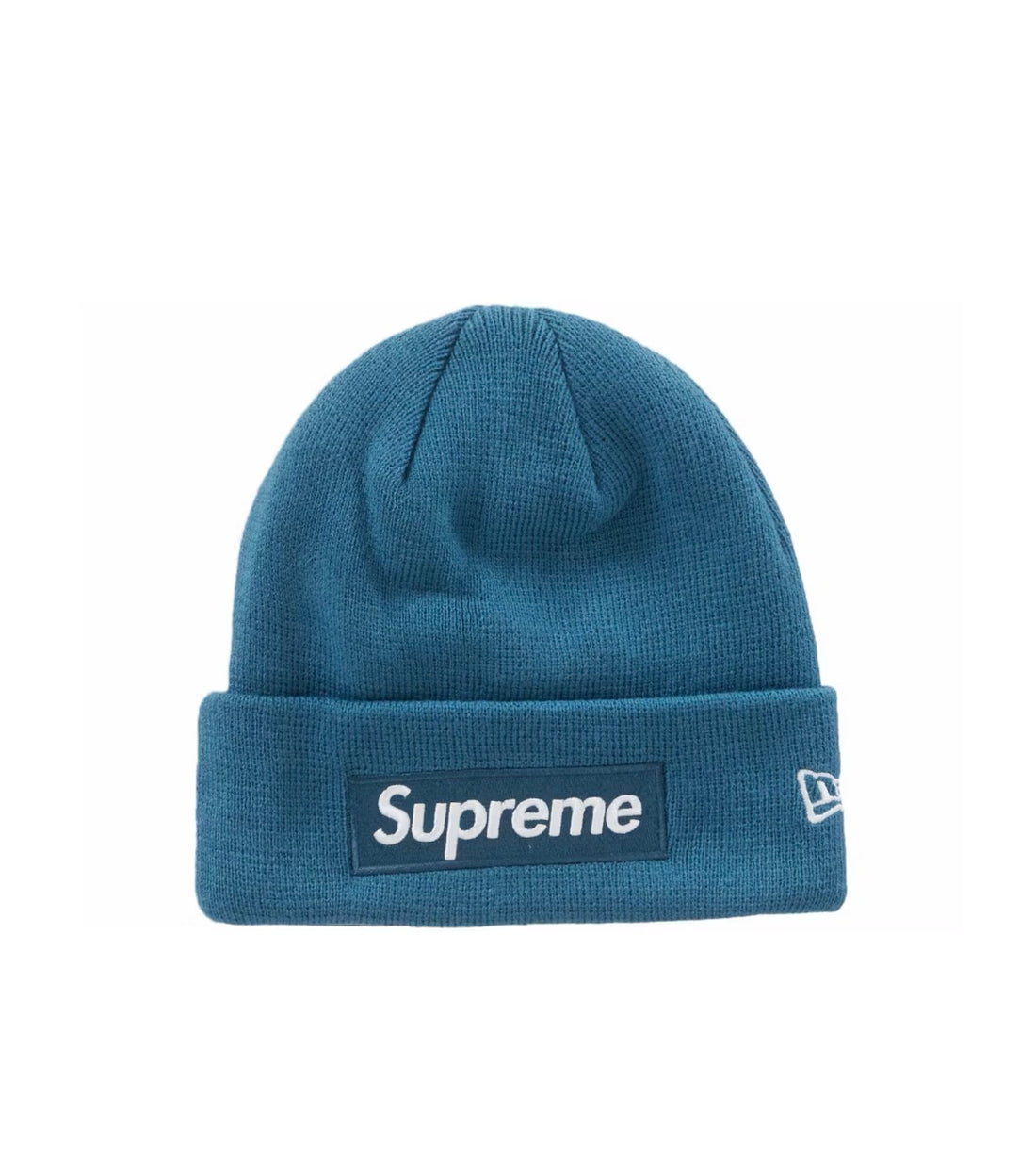 Supreme New Era Box Logo Beanie Blue