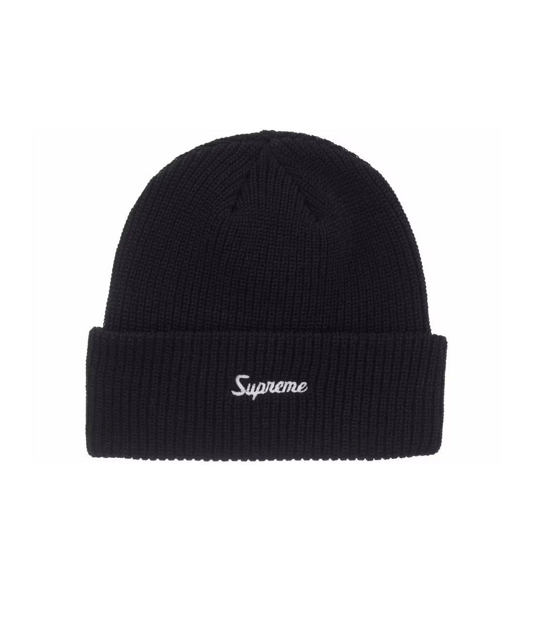 Supreme Loose Gauge Beanie Black