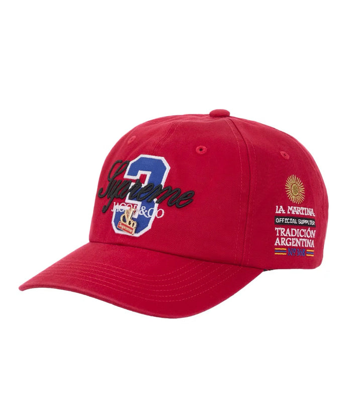 Supreme La Martina 6-Panel Hat (Red)