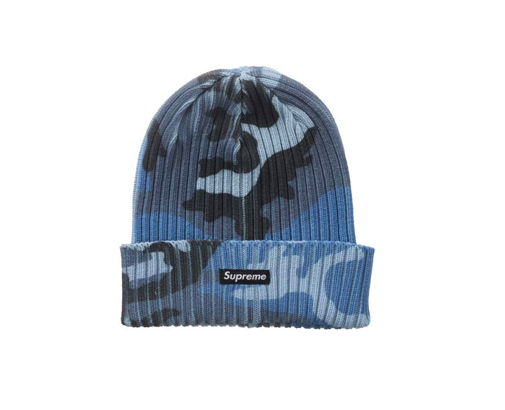 Supreme Overdyed Beanie Blue Camo
