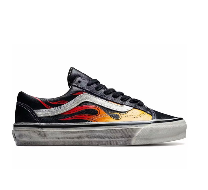 Vans Old Skool Flames Black