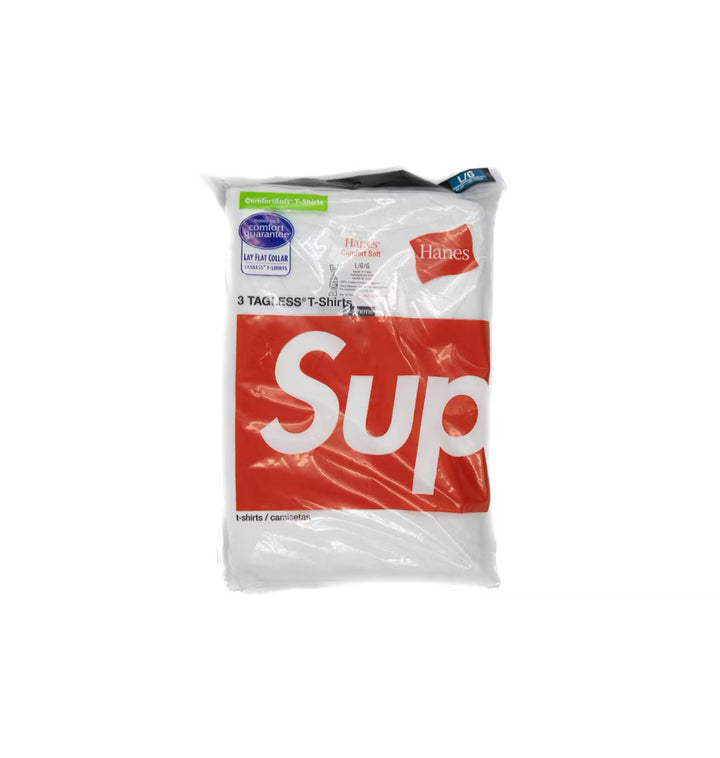 Supreme Hanes Tagless Tee White