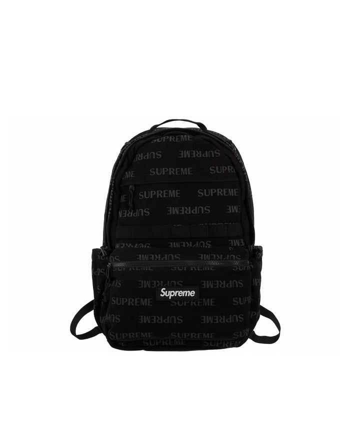 Supreme Logo Backpack Black