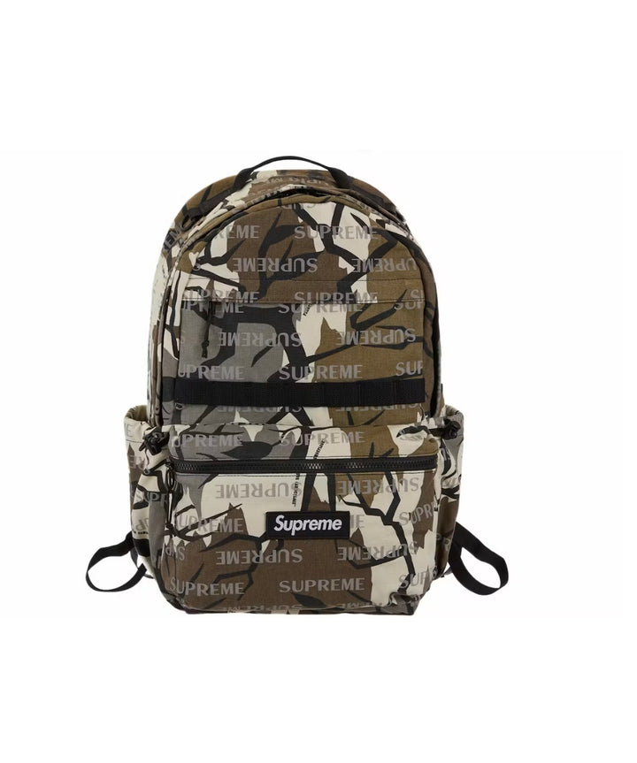 Supreme Logo Backpack Camo