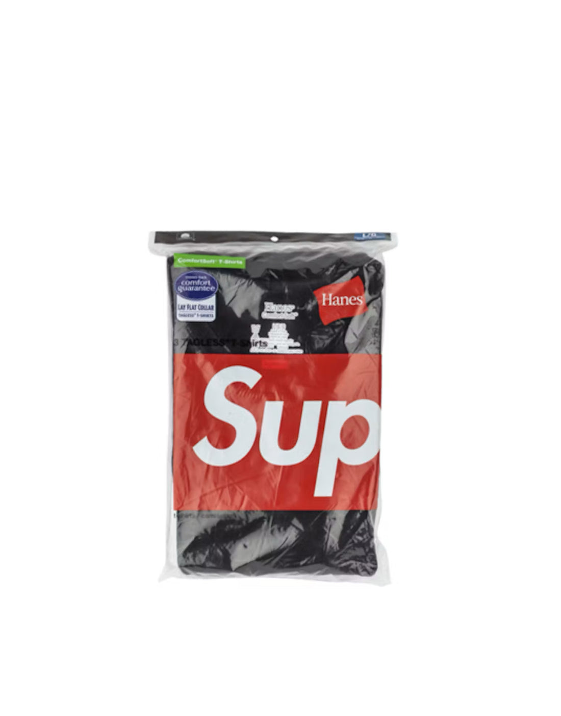Supreme Hanes Tagless Tee Black