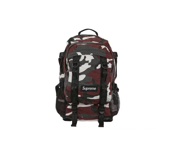 Supreme Logo Backpack Red Camo (SS26)