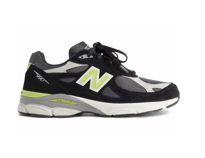 New Balance 990 v3 Kith United Arrows & Sons Black