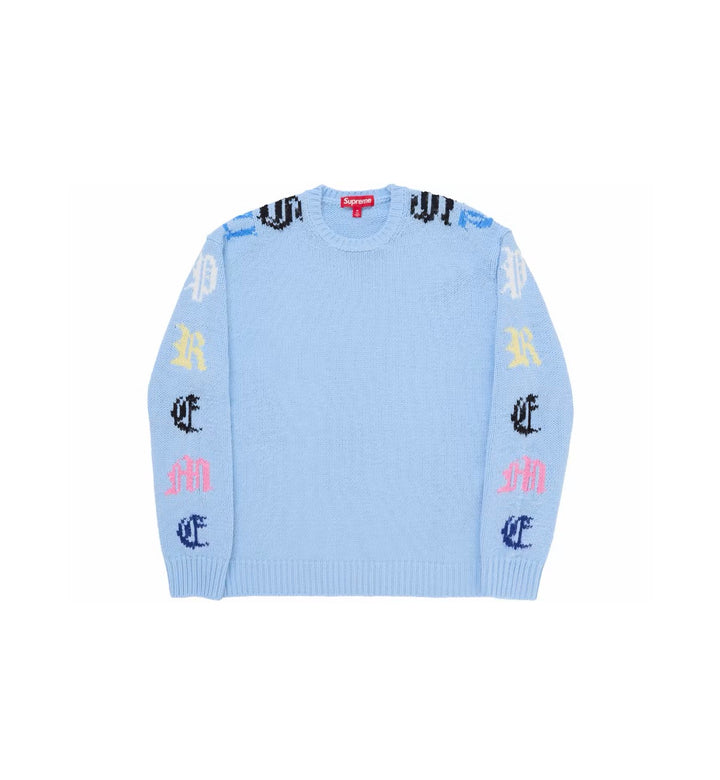 Supreme Old English Sleeves Sweater