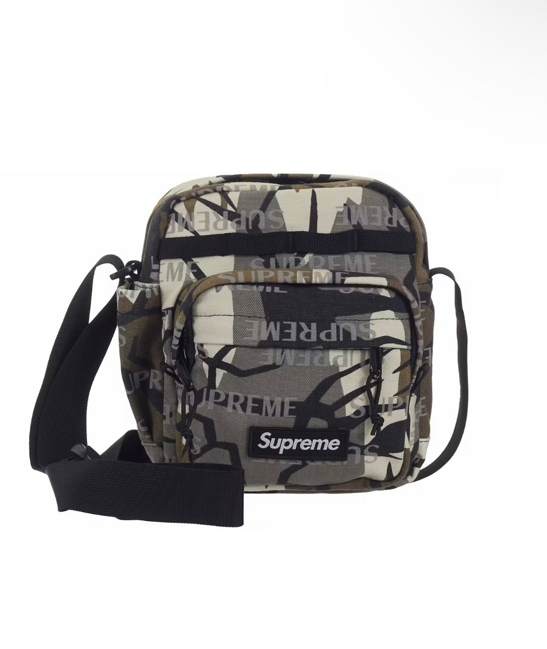 Supreme Logo Shoulder Bag Camo