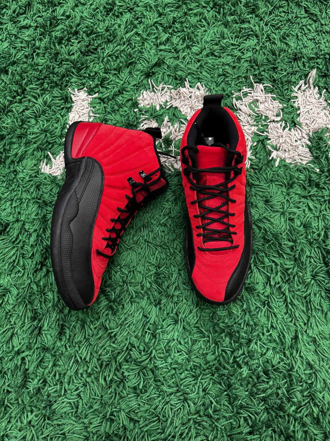 Jordan 12 Reverse Flu Game (Tried on)