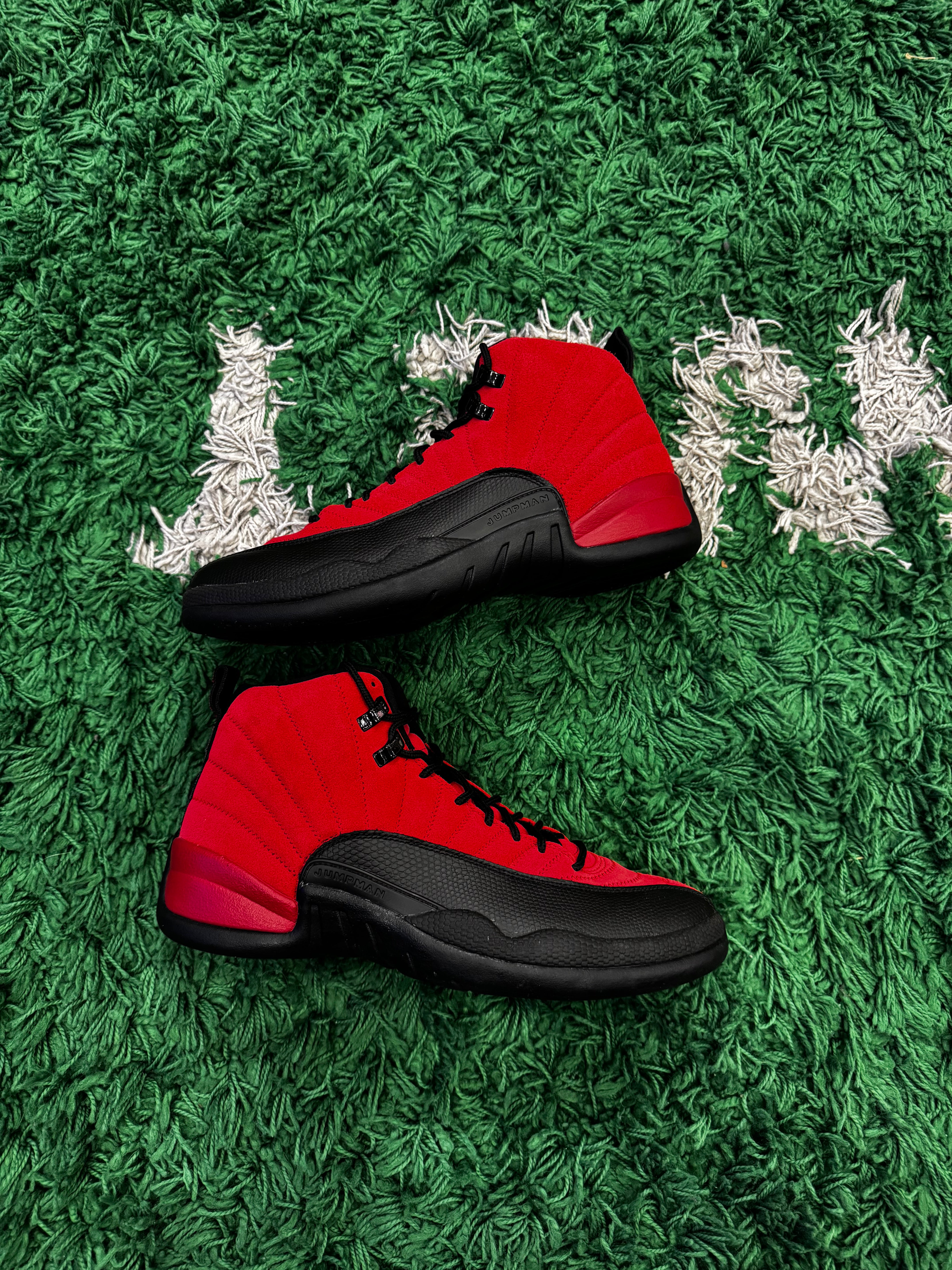 Jordan 12 Reverse Flu Game (Tried on)