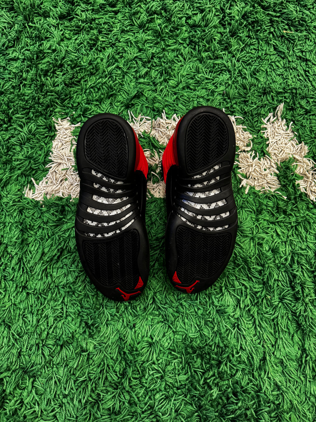 Jordan 12 Reverse Flu Game (Tried on)