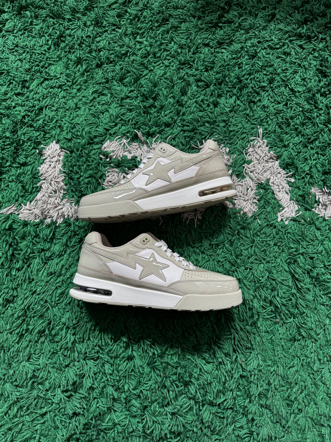 A Bathing Ape Bape Roadsta Beige White (VNDS)