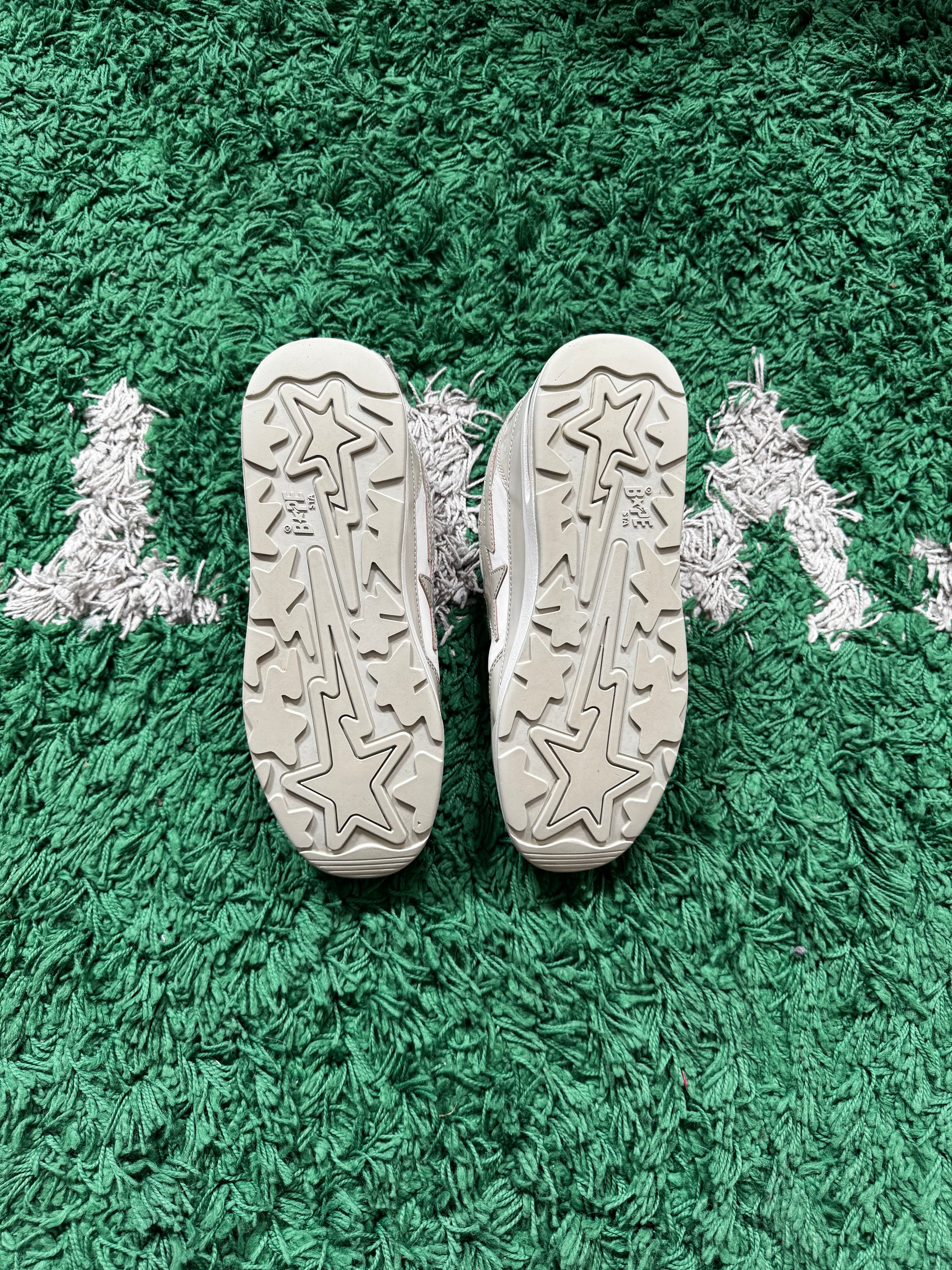 A Bathing Ape Bape Roadsta Beige White (VNDS)