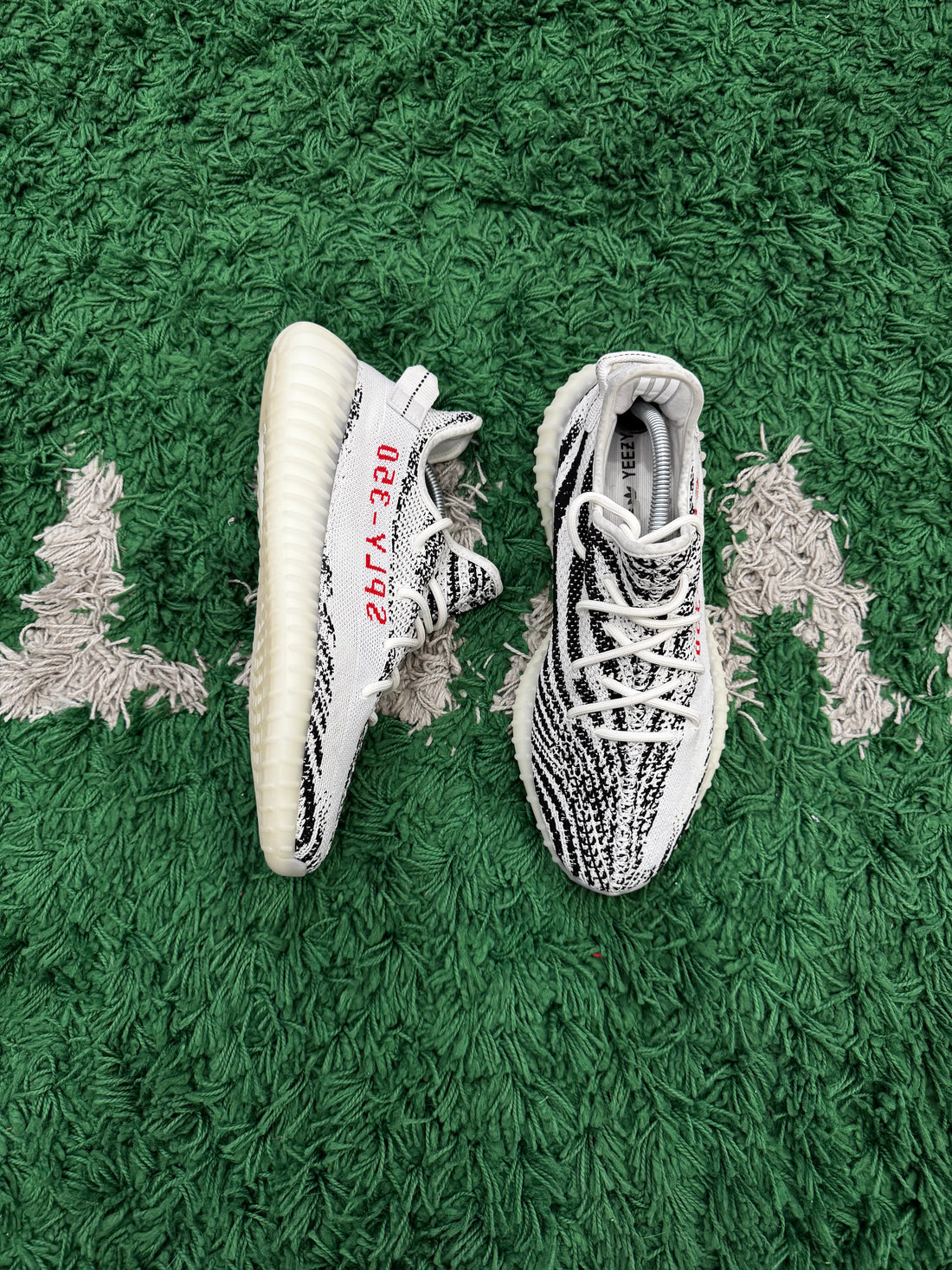 Yeezy 350 Zebra (Tried on)