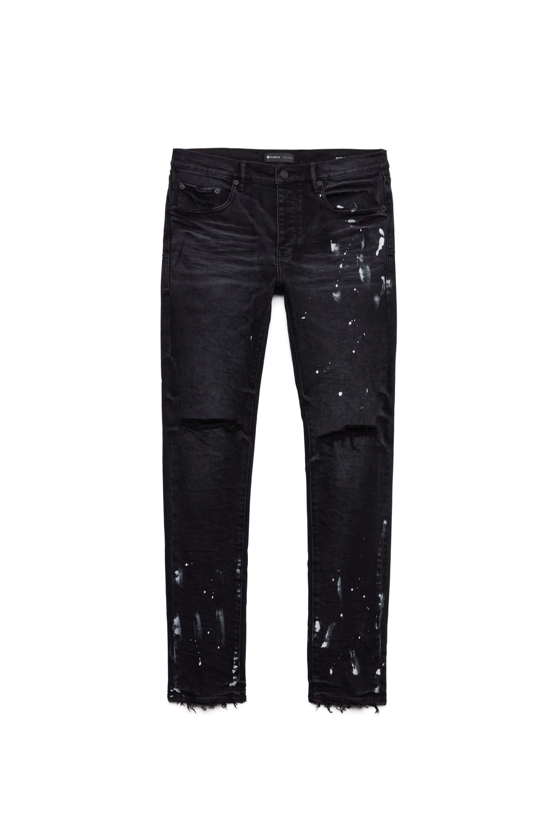 Purple Jeans Resin Knee Skinny Jeans
