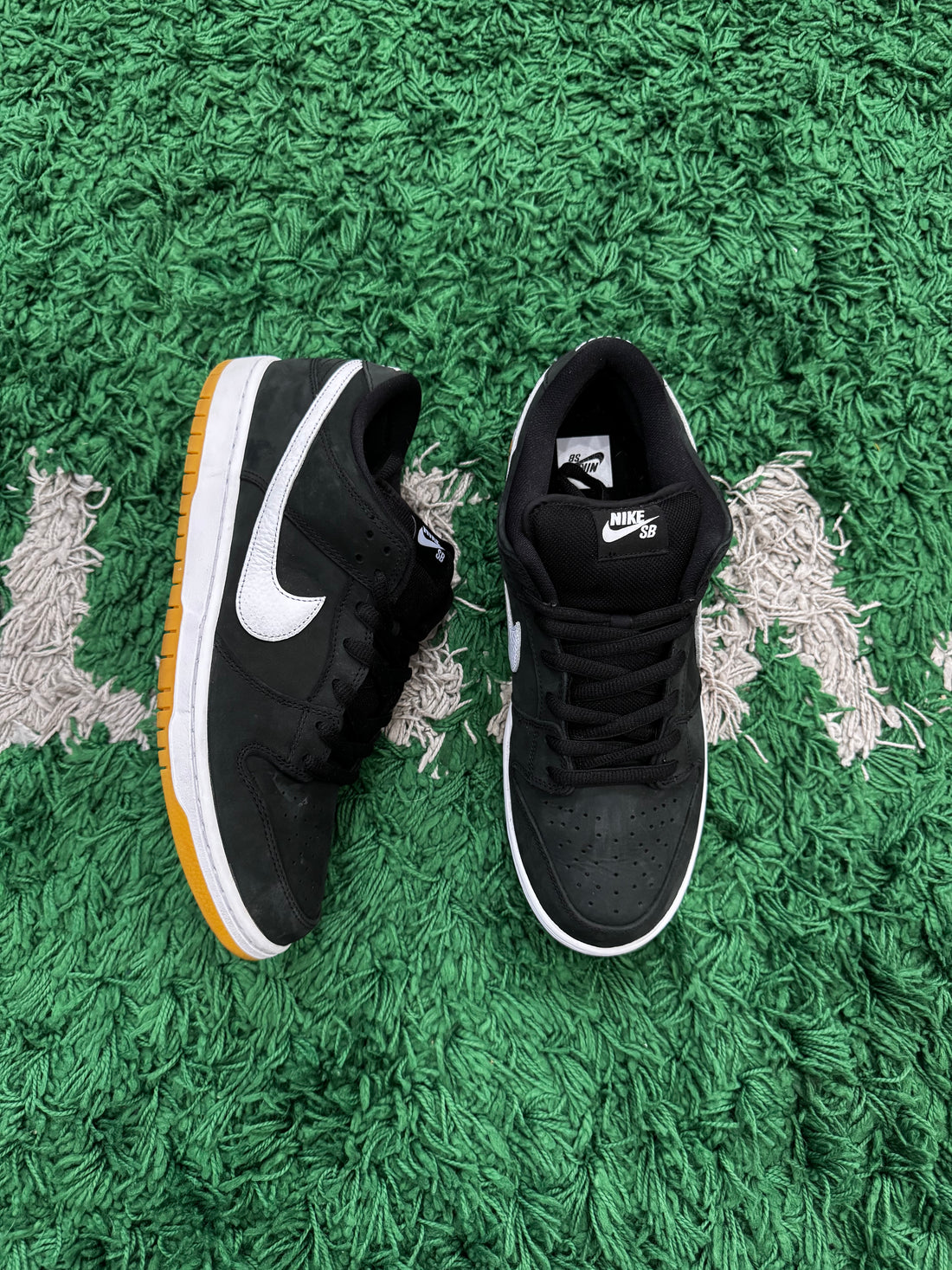 Nike SB Dunk Low Black Gum (Worn once)