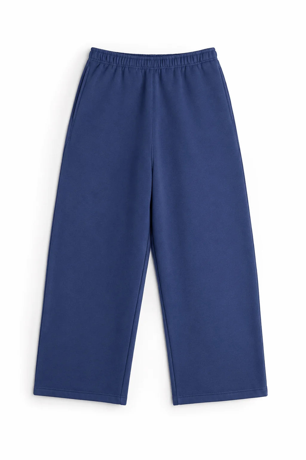 Blank Sweatpants Open Bottom Blue Indigo