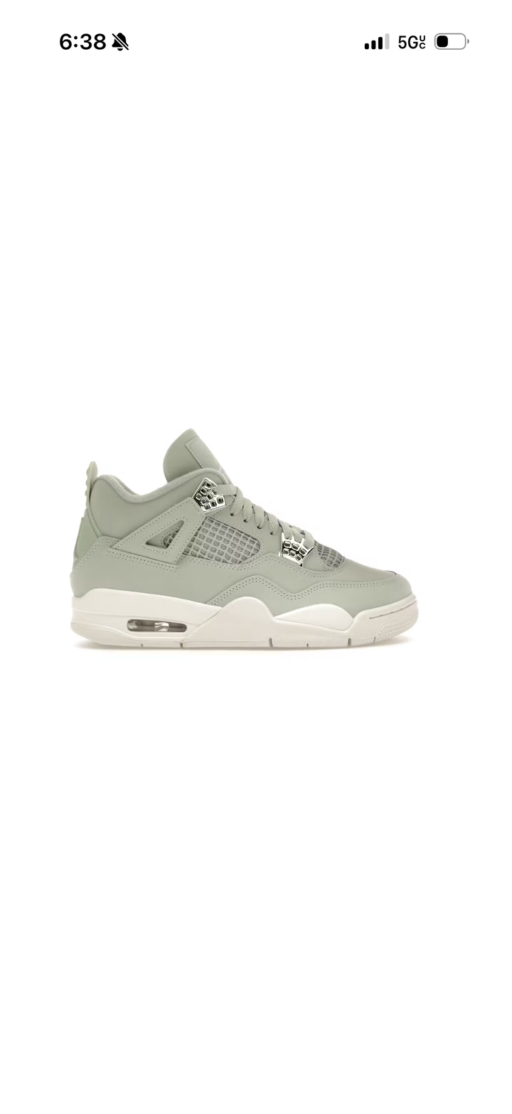 Jordan 4 Retro Seafoam Sail