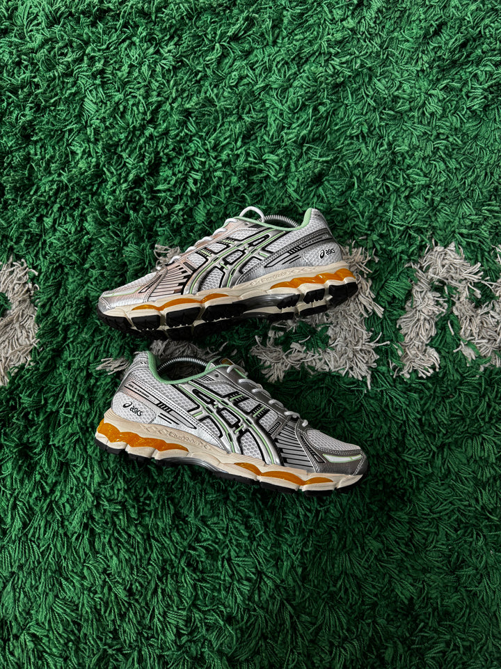 Asics Gel Kayano 12.1 Silver Green Orange (Worn once)