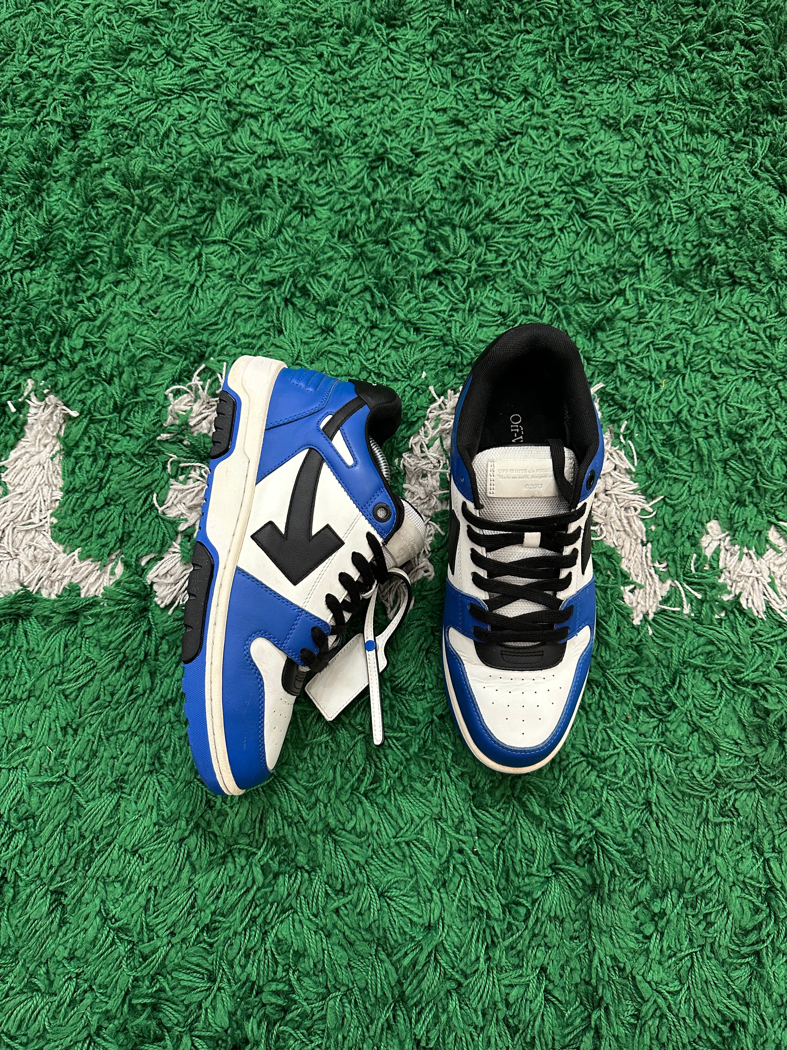 OFF-WHITE Out Of Office Low Troops Navy Blue (Worn)