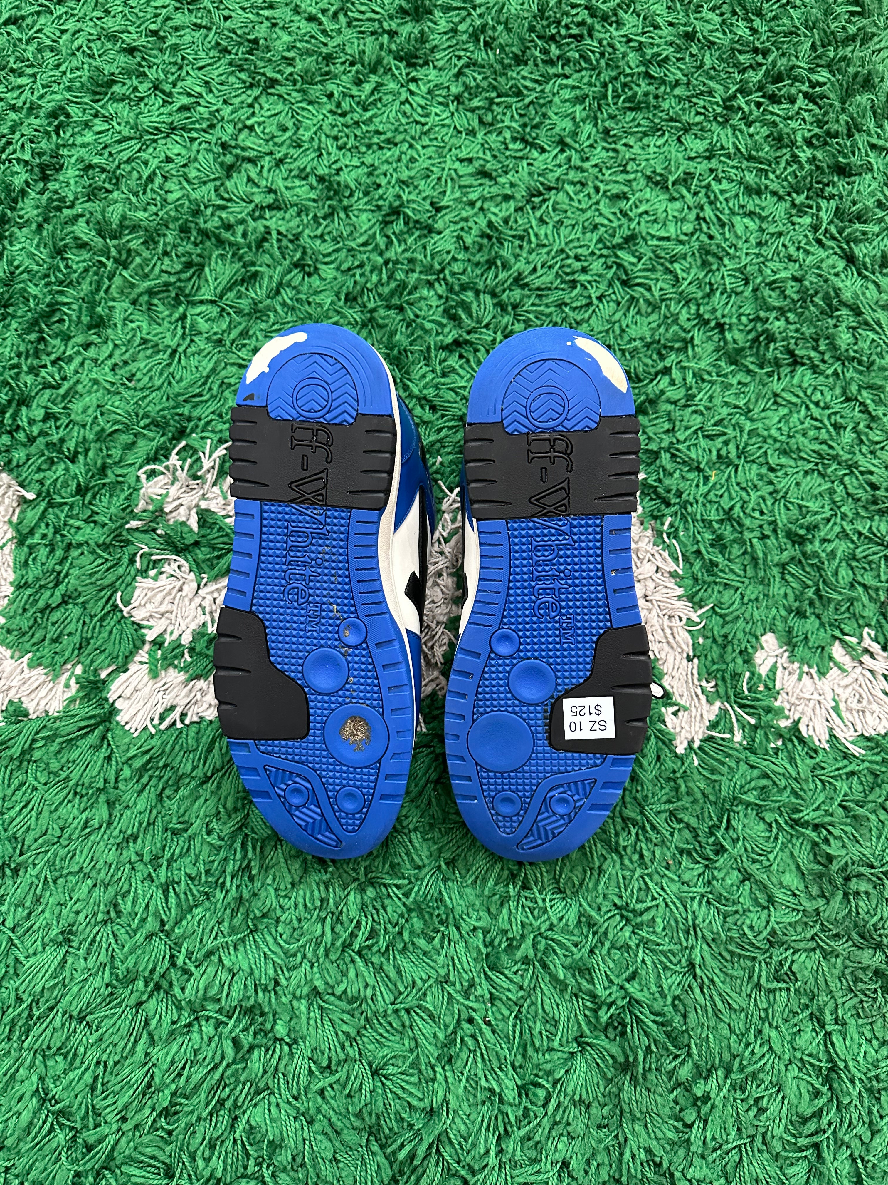 OFF-WHITE Out Of Office Low Troops Navy Blue (Worn)
