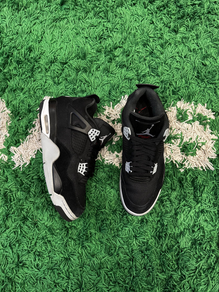 Jordan 4 Black Canvas (VNDS)