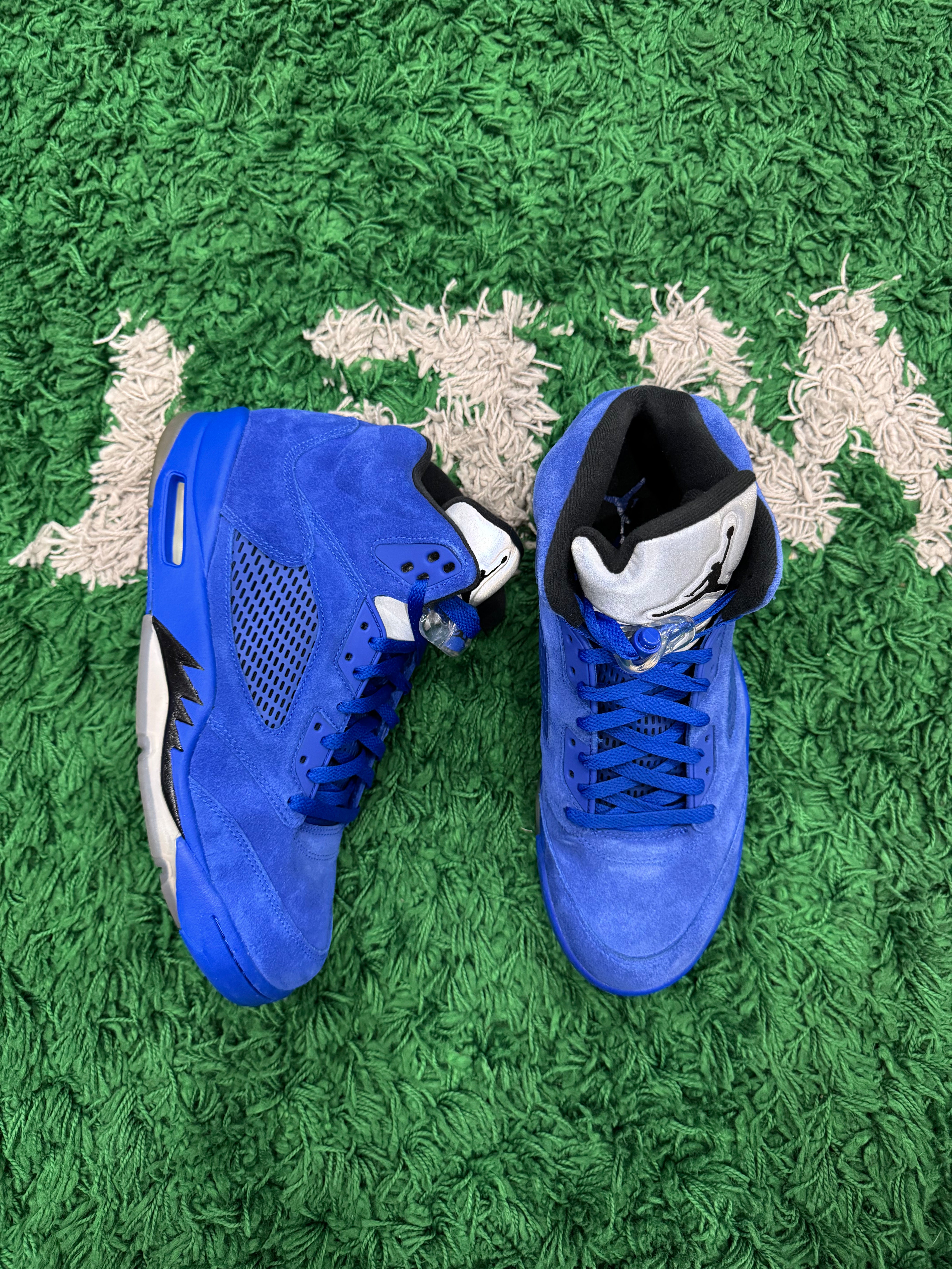 Jordan 5 Blue Suede (worn once)