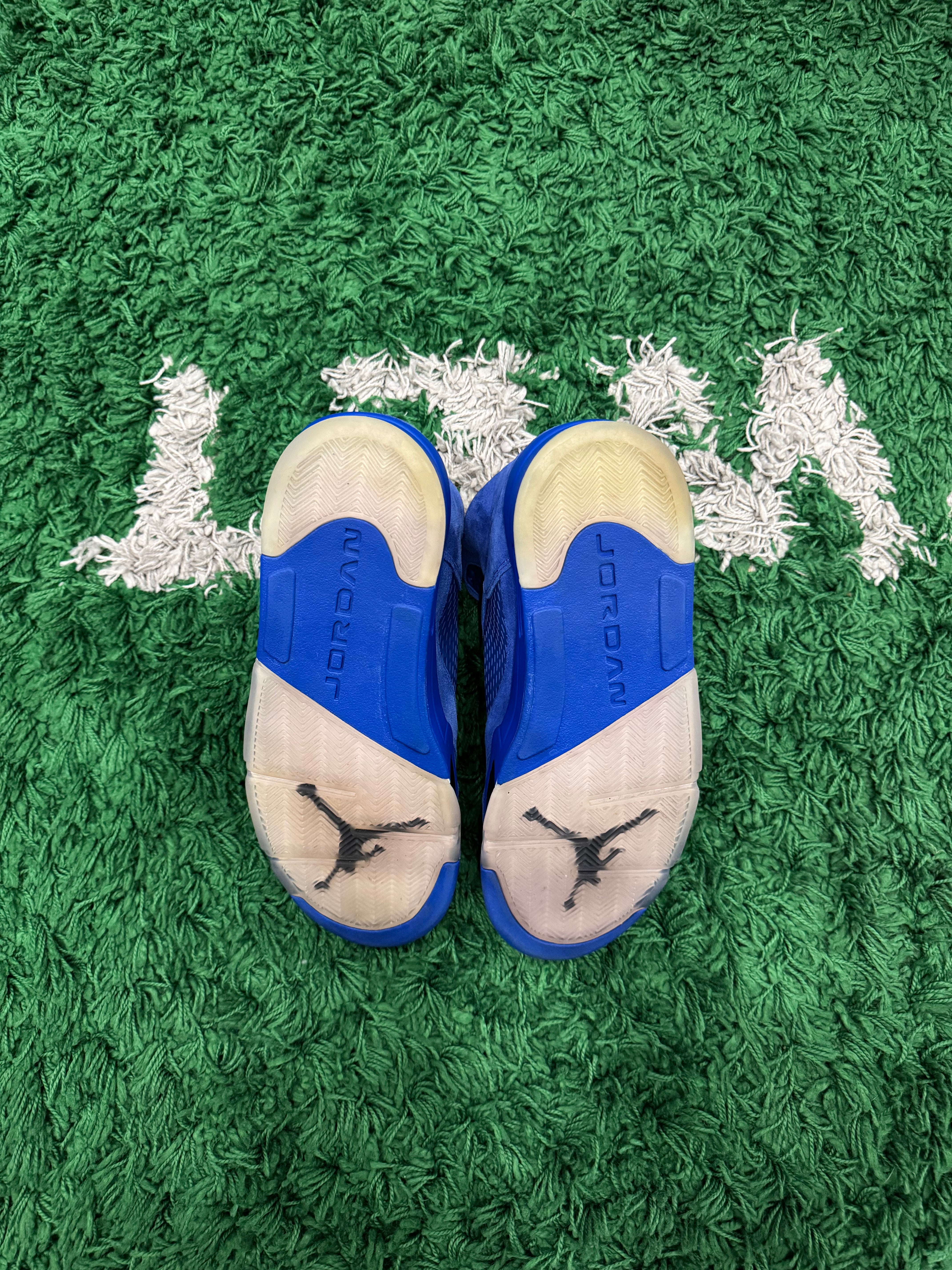 Jordan 5 Blue Suede (worn once)