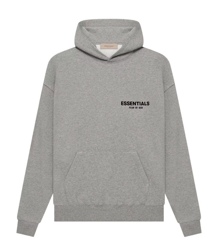 Essentials Dark Oatmeal Hoodie