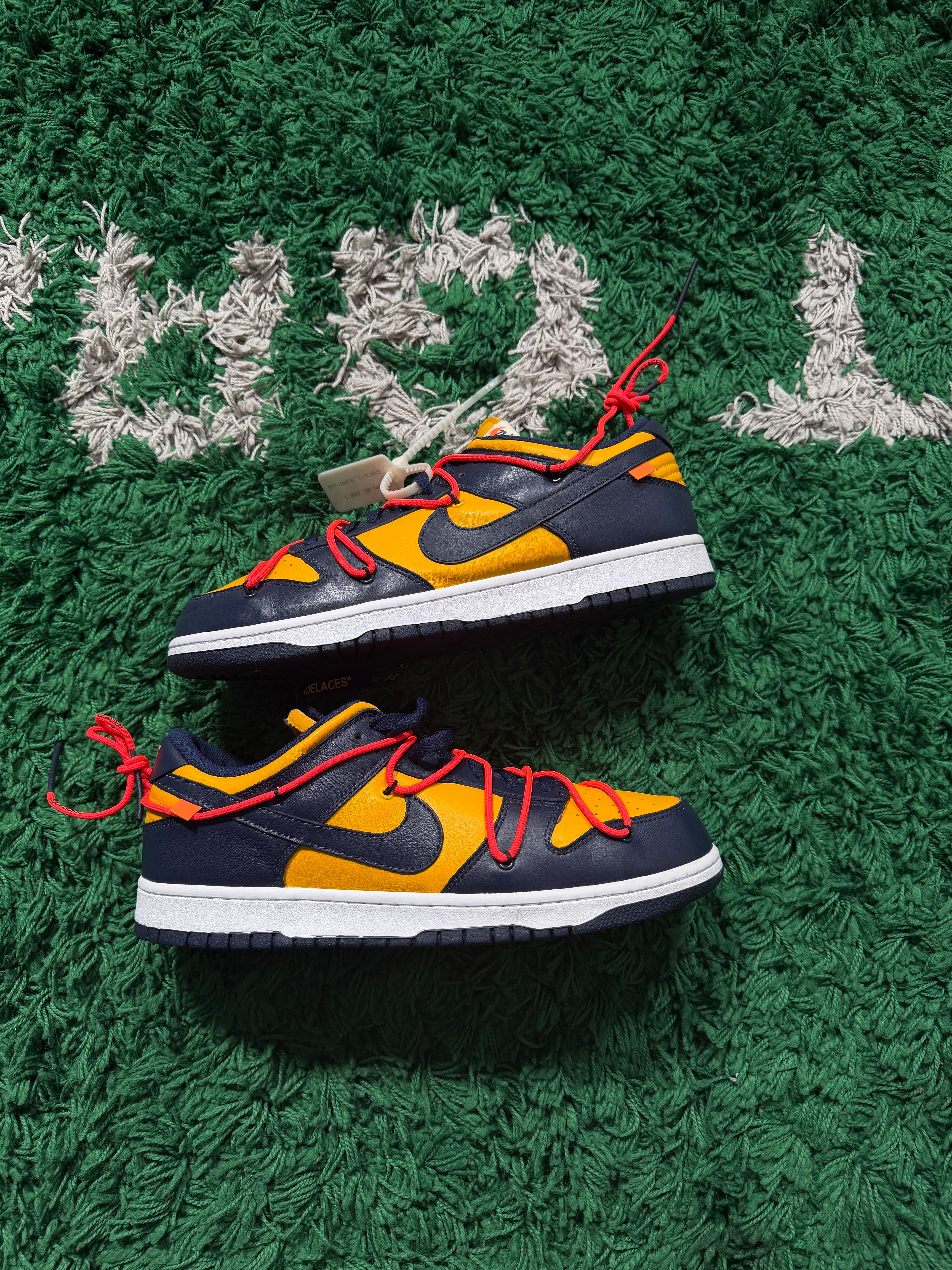 Nike Dunk Low Off White University Gold (VNDS)