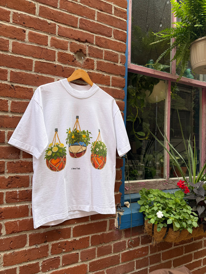 AST Flower Tee White