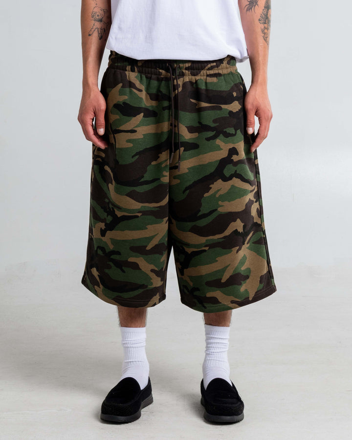 Shakawear Baggy Fleece Shorts Camo